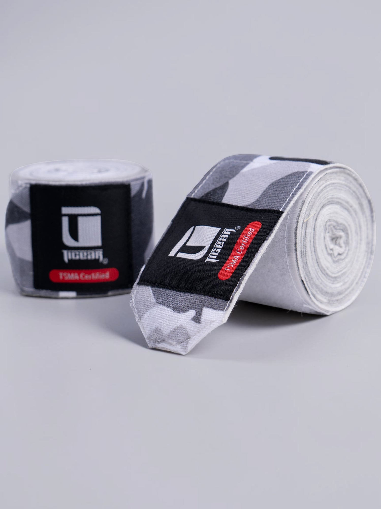 Hand Wraps  - Black/White Camo