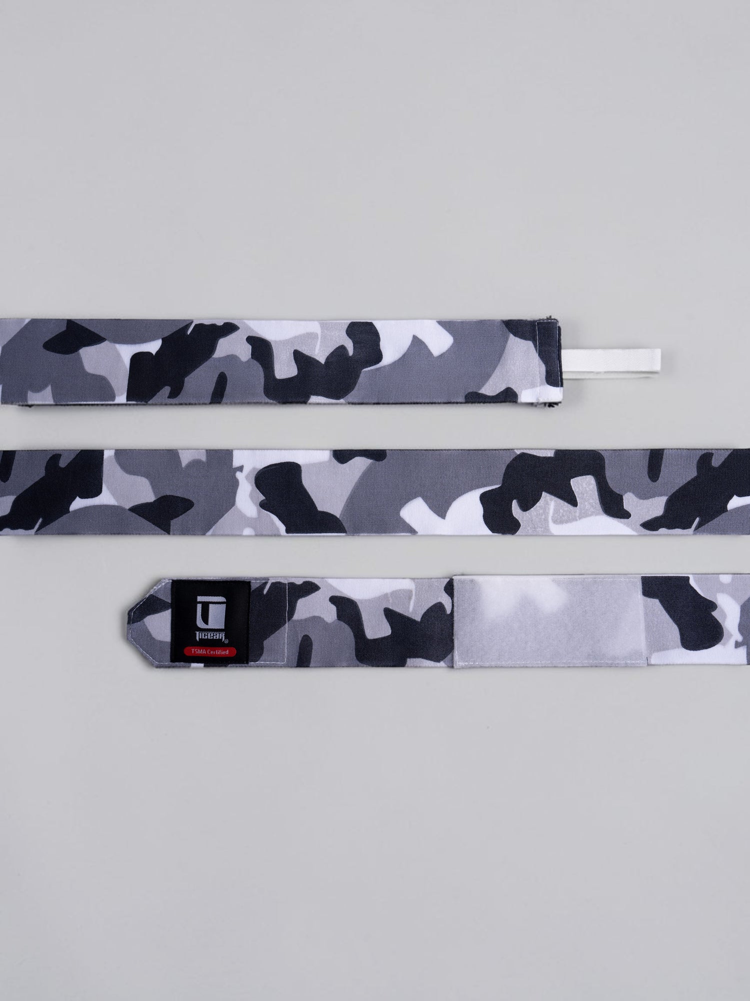 Hand Wraps  - Black/White Camo