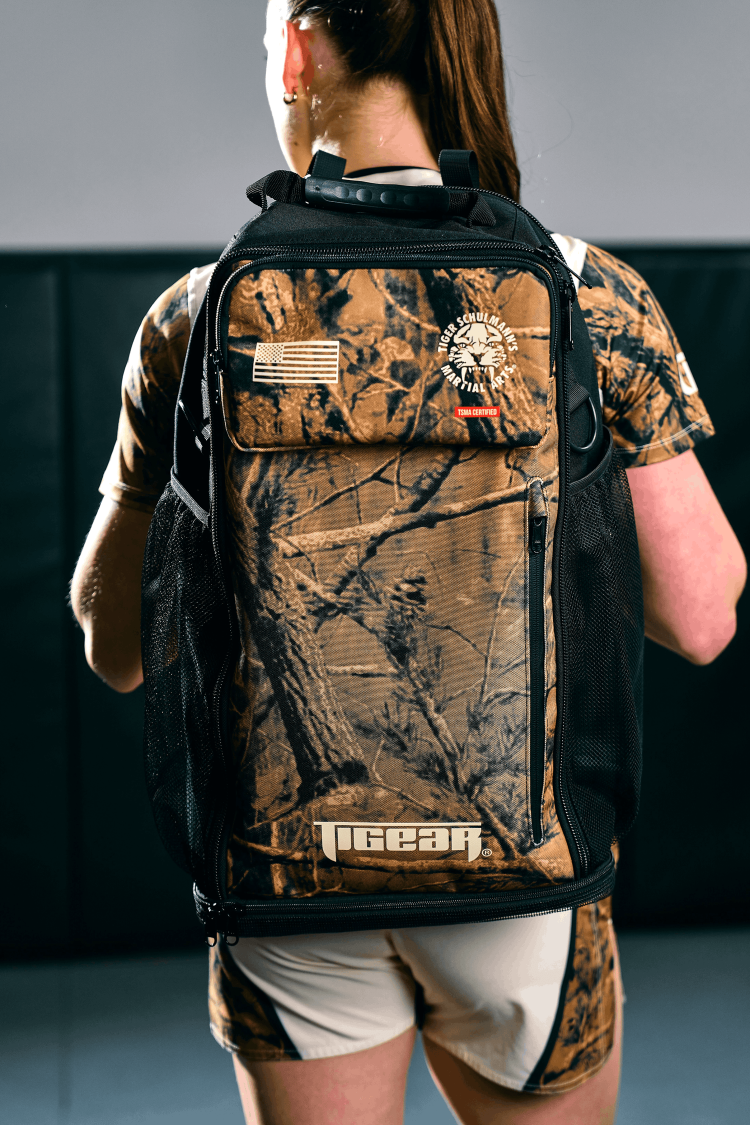 Saddle Rucksack Backpack - Black