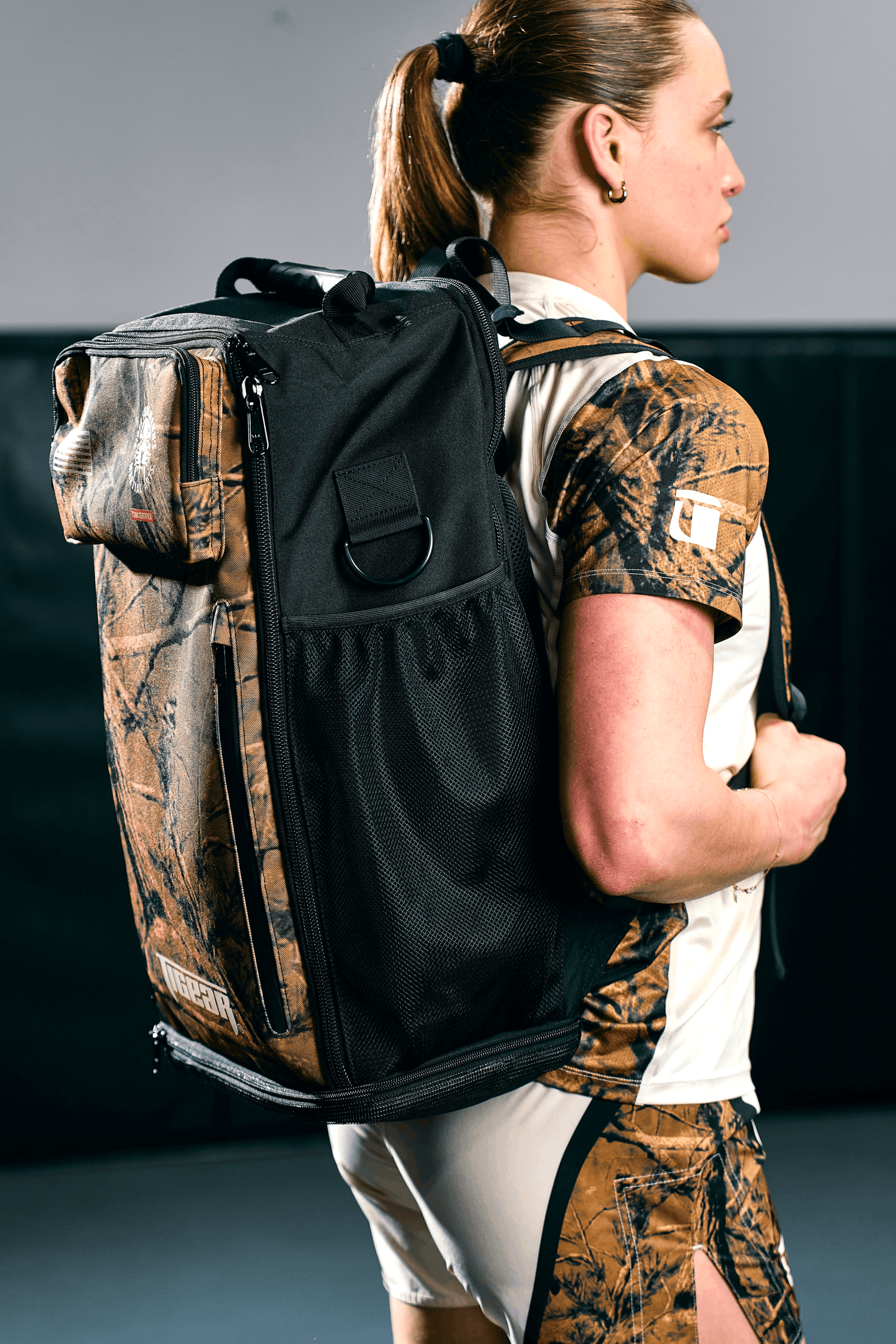 Saddle Rucksack Backpack - Black