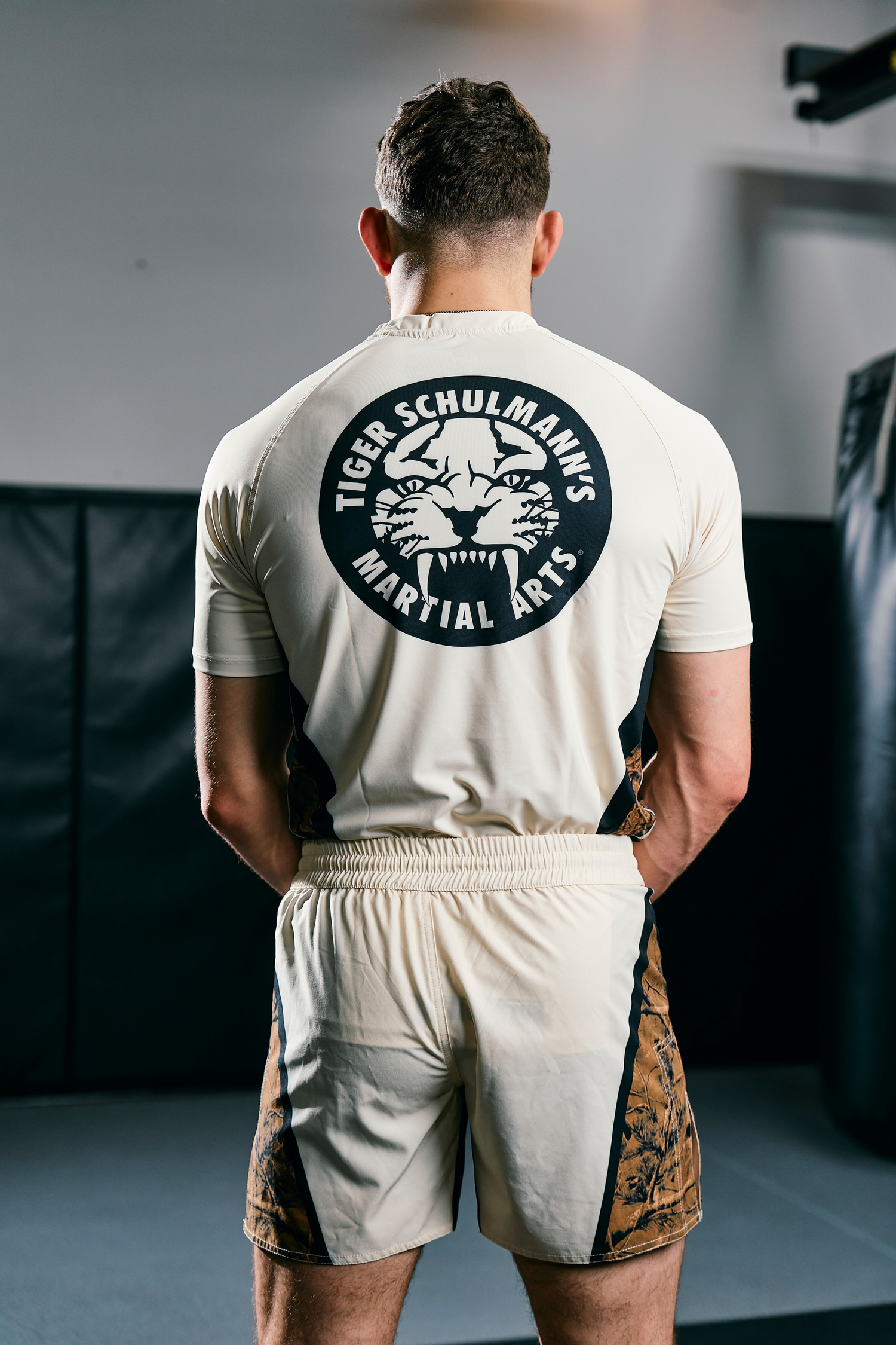 Saddle Short Sleeve Rashguard - Cream